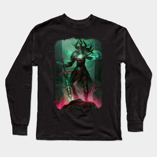 The Death Knight Long Sleeve T-Shirt by LairofGods